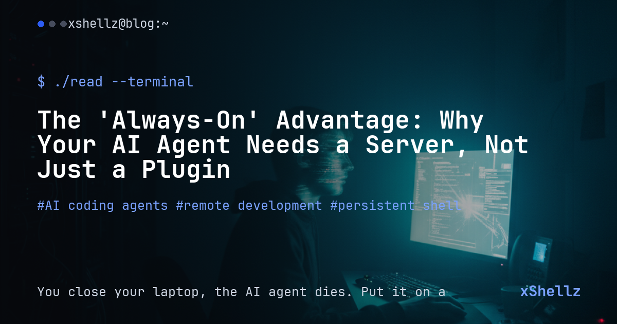 The 'Always-On' Advantage: Why Your AI Agent Needs a Server, Not Just a Plugin